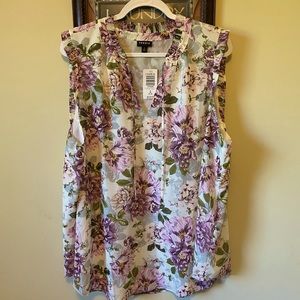 TORRID Floral Blouse NWT. Size 3